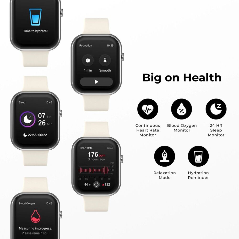 Burgundy iTouch AIR 5 Smartwatch with Heart Rate Monitor, NIB - Picture 3 of 8